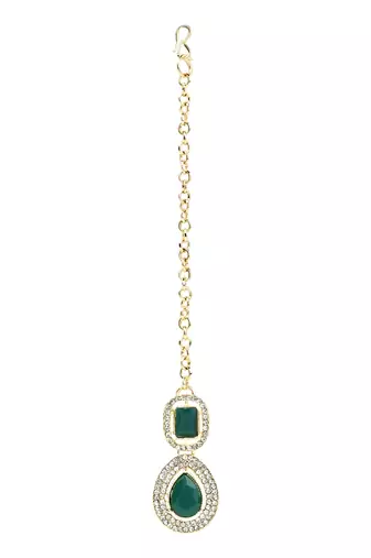 stylish traditional kundan stone necklace jewellery set