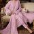 Light purple georgette heavy embroidery work salwar kameez