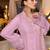 Light purple georgette heavy embroidery work salwar kameez