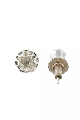 Silver plated cz jewellery set