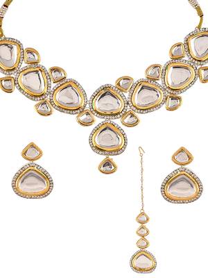 Ethnic kundan jewellery set 3