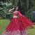 EILARA WOMEN'S PINK Faux Blooming WITH SEQUINS AND ZARI EMBROIDERY WORK DESIGNER LEHENGA CHOLI