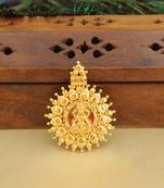 Kerala style gold platted lakshmi pendant
