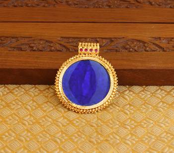 Kerala style palakka pendant 2