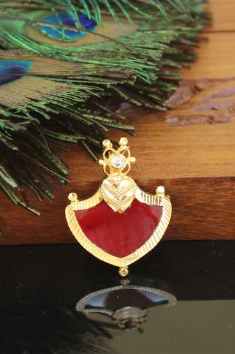 Kerala style palakka pendant