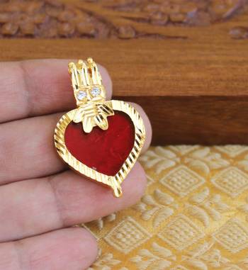 Kerala style palakka pendant 2
