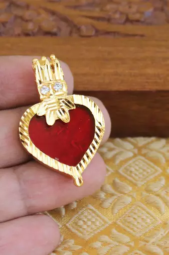 Kerala style palakka pendant