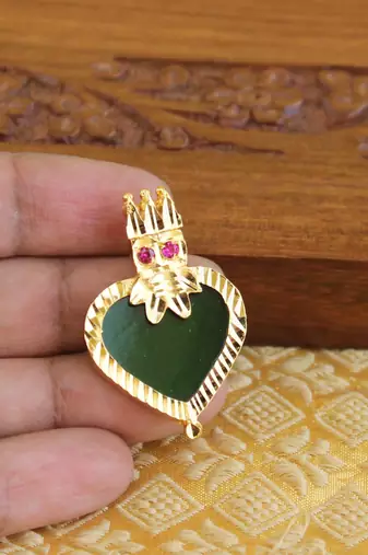 Kerala style palakka pendant