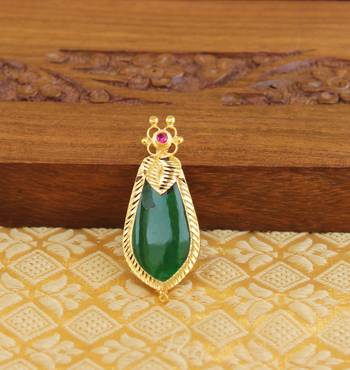Kerala style palakka pendant 1