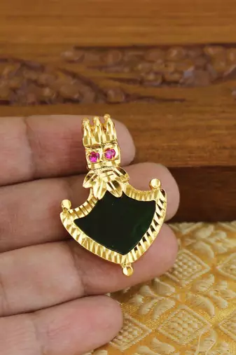 Kerala style palakka pendant