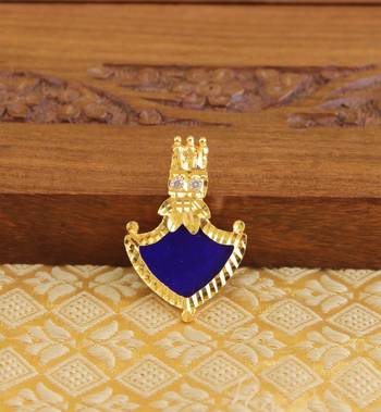Kerala style palakka pendant 1