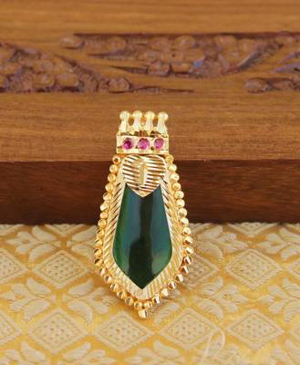 Kerala style palakka pendant 1