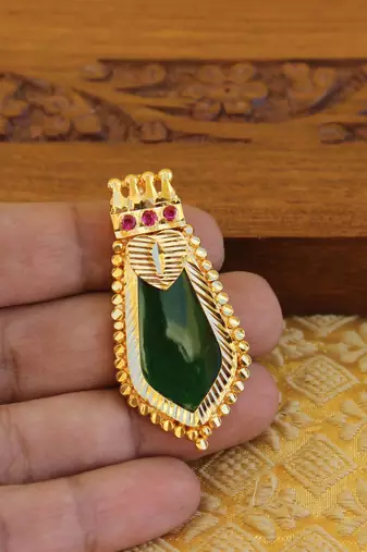 Kerala style palakka pendant