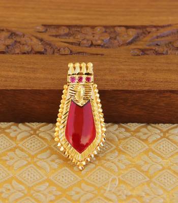 Kerala style palakka pendant 1