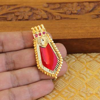 Kerala style palakka pendant 2
