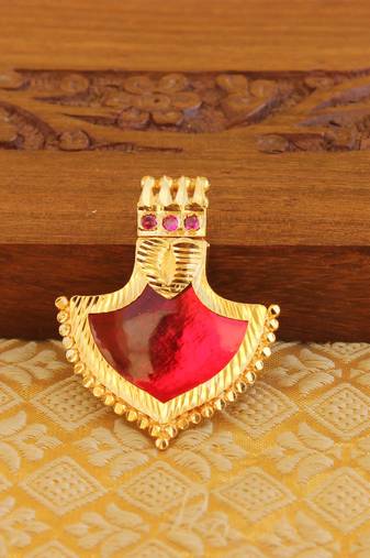 Kerala style palakka pendant