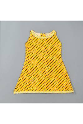 Yellow leheriya kurta dhoti set 3