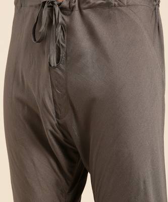 Tri color black silk cotton kurta set 5