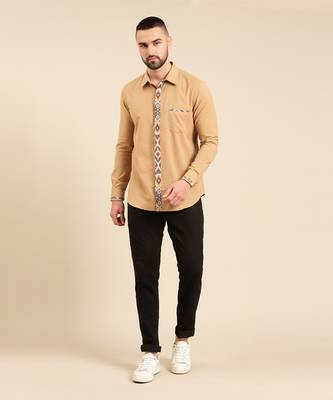 Khaki shirt with pant 1