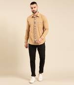 Khaki shirt with pant