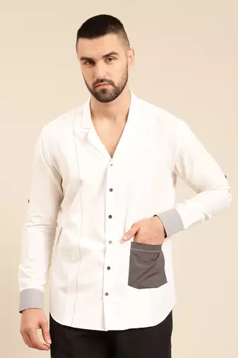 White malai cotton shirt
