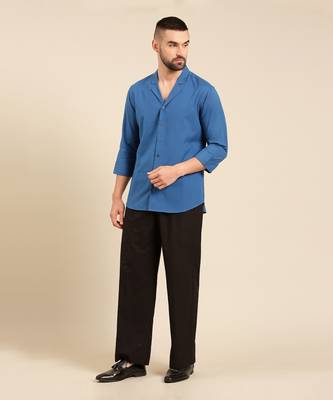 Blue malai cotton shirt 1
