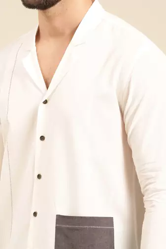 White malai cotton shirt