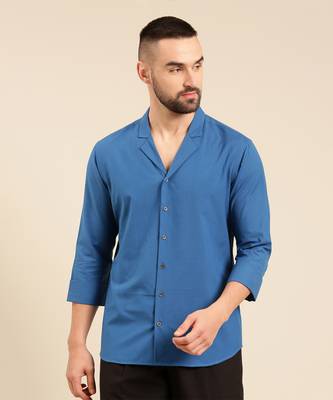 Blue malai cotton shirt 2