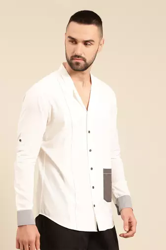 White malai cotton shirt