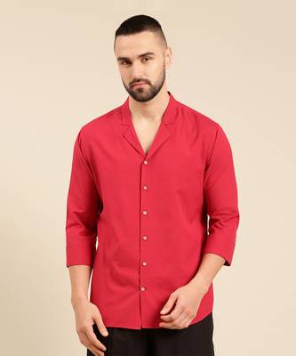 Red malai cotton shirt 2