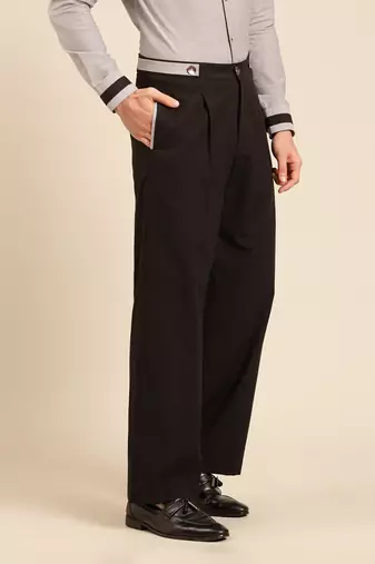 Black grey malai cotton pant