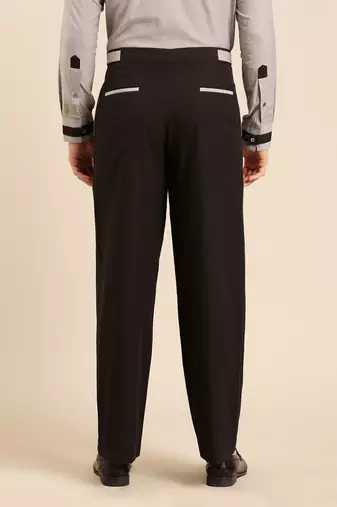 Black grey malai cotton pant