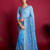 New Padding Colour Georgette Heavy Work Saree