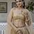 Gold Net Sequin Embroidered Lehenga 