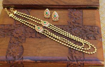 Gold platted necklace set 1