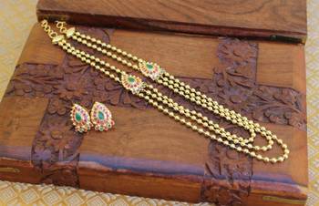 Gold platted necklace set 2