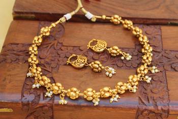 Gold platted necklace set 2