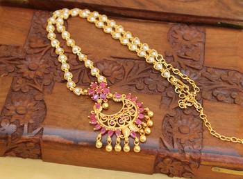 Gold platted necklace set 2
