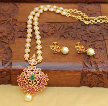 Gold platted necklace set 1