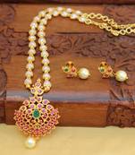 Gold platted necklace set