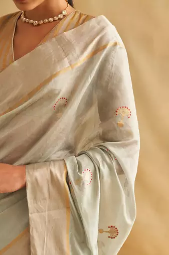 Malthi silk saree set