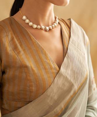 Malthi silk saree set 4