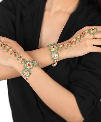 Multicolour wedding hathphool set 3