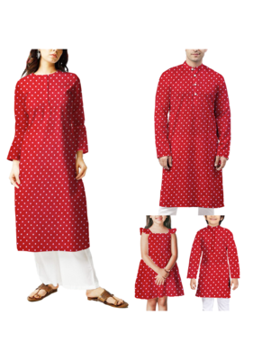 Maroon Dot Printed Georgette Fabric - 2.5 Meter 4