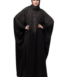 Nazneen front back contrast hand embroidery party wear Kaftan