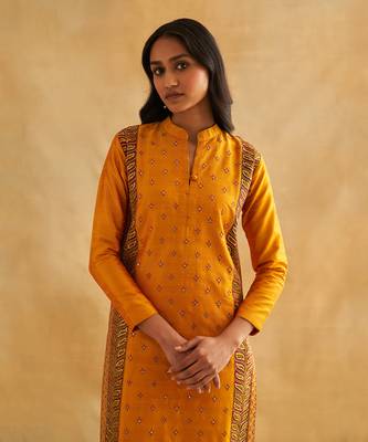 Parneeka raw silk kurta pant set 3
