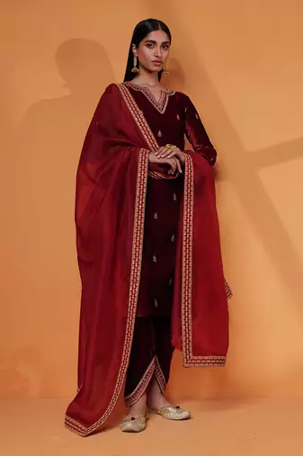 Ishrat dhoti set