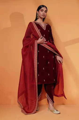 Ishrat dhoti set