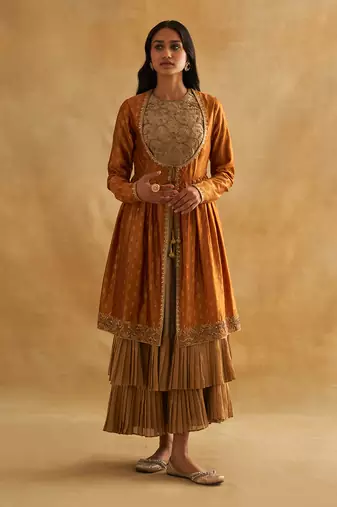Zariya kurta jacket set