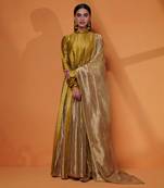 Layana pleated anarkali gown